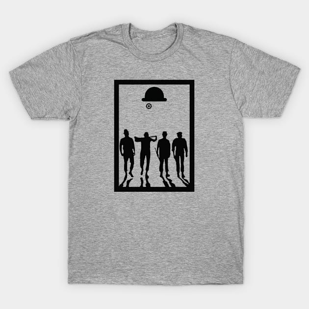 A Clockwork Orange Frame Movie Silhouette T-Shirt by Rebus28